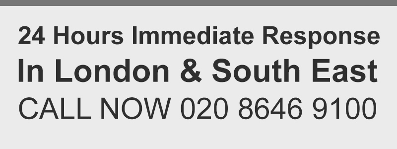 Drainage Emergency 24 hours helpline 020 8646 9100, call now for immediate response